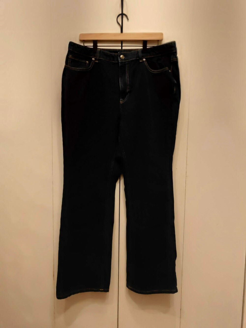 Future Collection Dark Indigo Bootcut Jeans Size 16